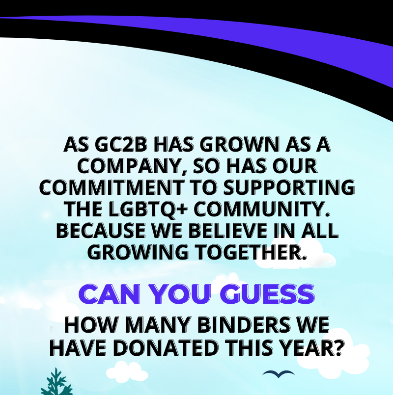 💜 Can You Guess How Many Chest Binders We've Donated Worldwide? 💜 gc2b